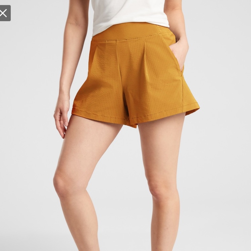 Athleta Mustard Yellow Women's Shorts